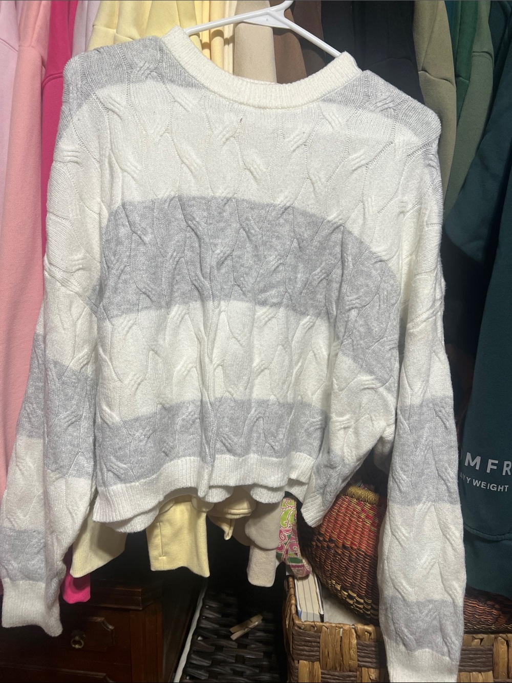 No boundaries cropped sweater